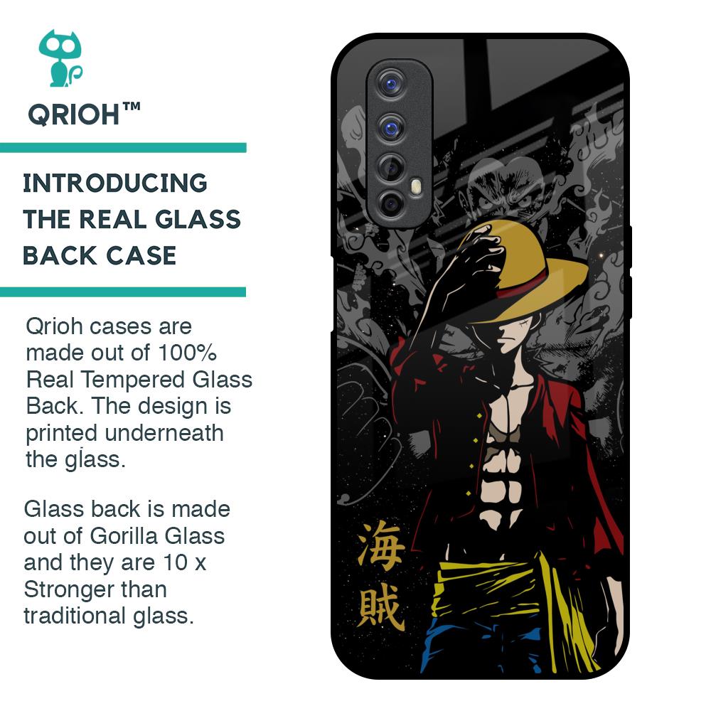 Dark Luffy Glass Case for Realme 7