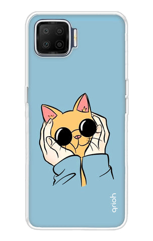 Attitude Cat Oppo F17 Back Cover