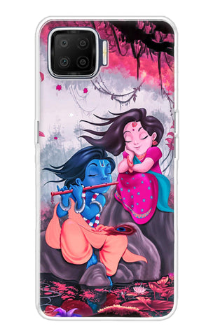 Radha Krishna Art Oppo F17 Back Cover