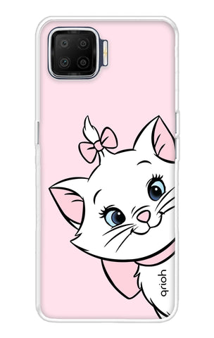 Cute Kitty Oppo F17 Back Cover