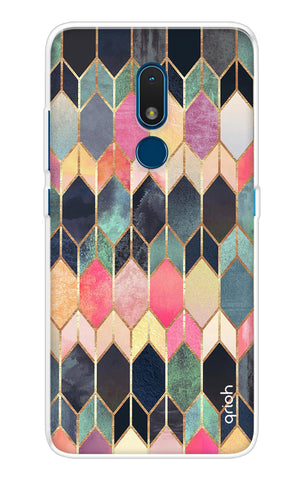 Shimmery Pattern Nokia C3 Back Cover