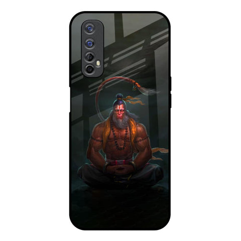 Lord Hanuman Animated Realme Narzo 20 Pro Glass Back Cover Online