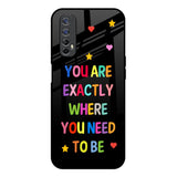 Magical Words Realme Narzo 20 Pro Glass Back Cover Online