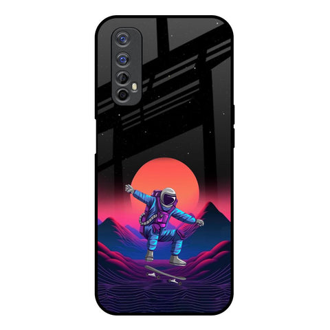 Retro Astronaut Realme Narzo 20 Pro Glass Back Cover Online