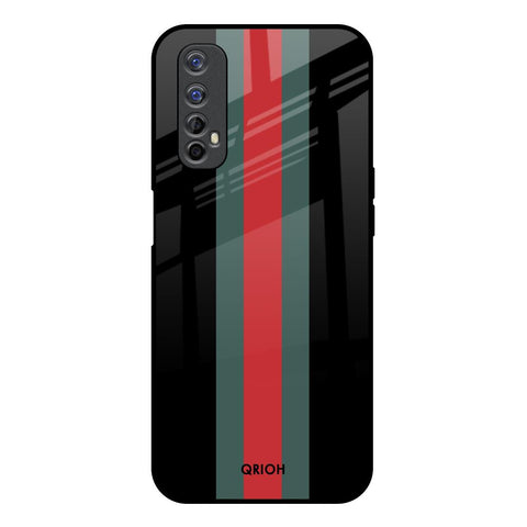 Vertical Stripes Realme Narzo 20 Pro Glass Back Cover Online