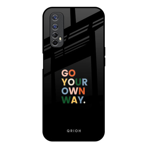Go Your Own Way Realme Narzo 20 Pro Glass Back Cover Online