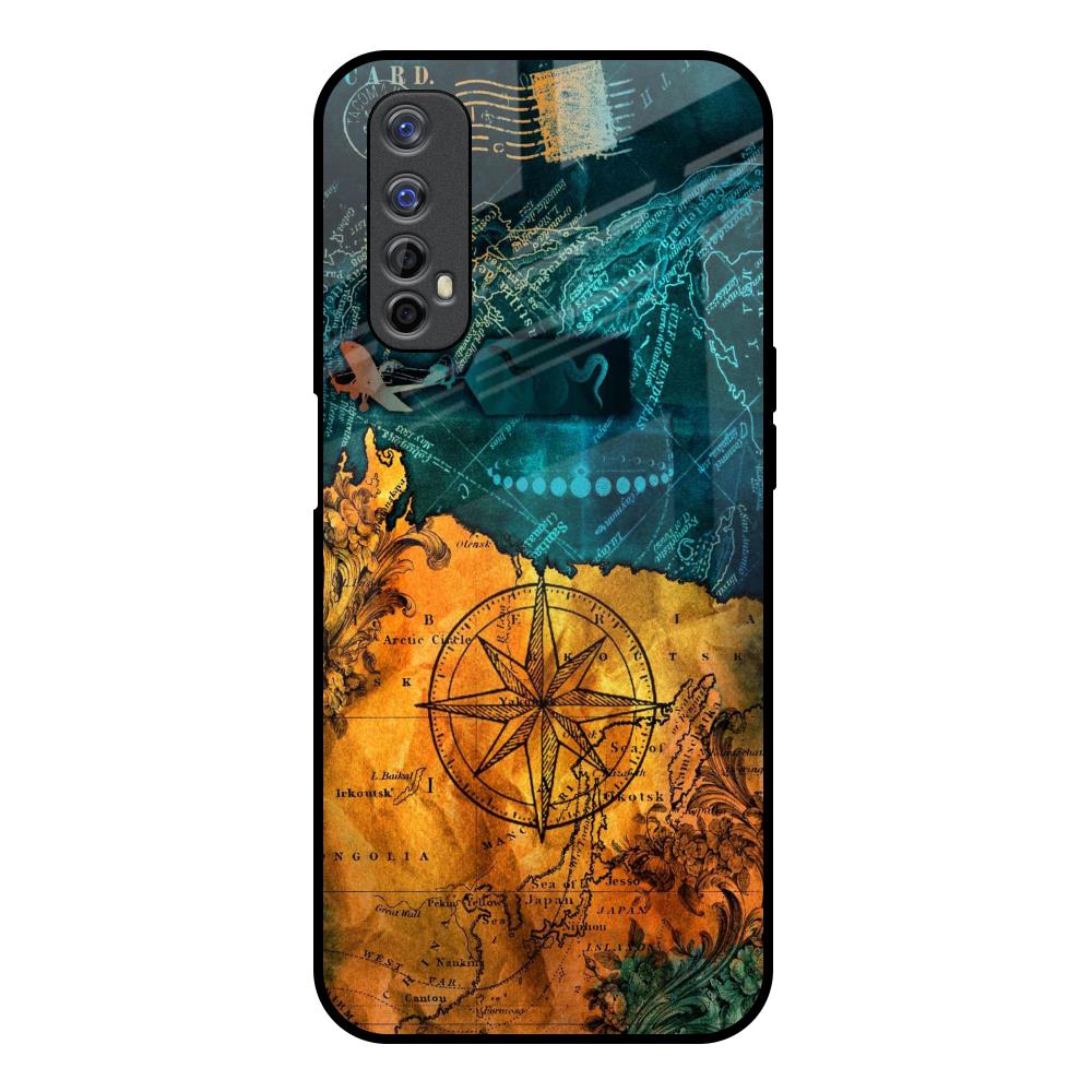 Architecture Map Glass Case for Realme Narzo 20 Pro