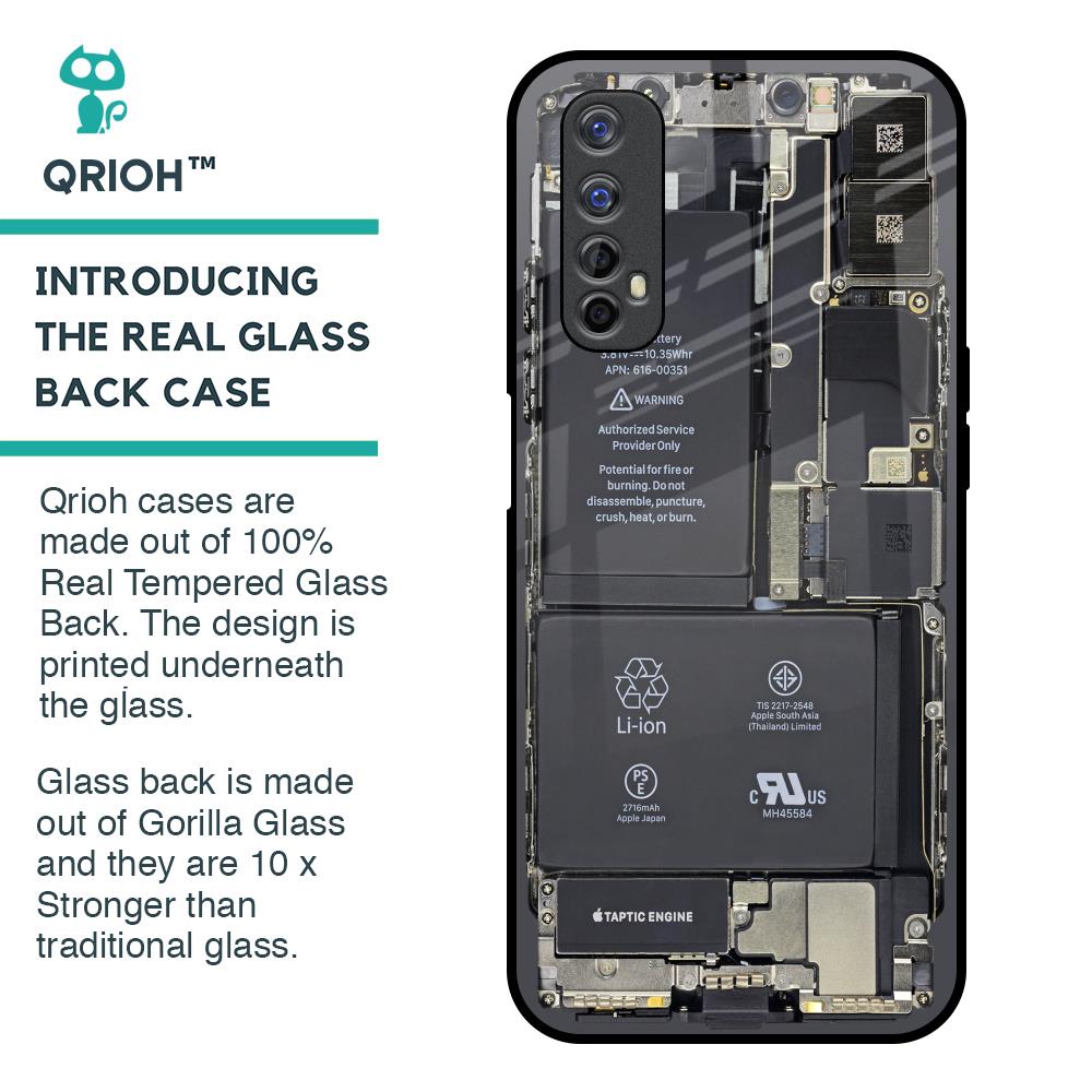 Skeleton Inside Glass Case for Realme Narzo 20 Pro