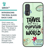 Travel Stamps Glass Case for Realme Narzo 20 Pro