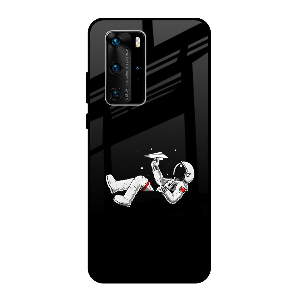 Space Traveller Huawei P40 Pro Glass Back Cover Online