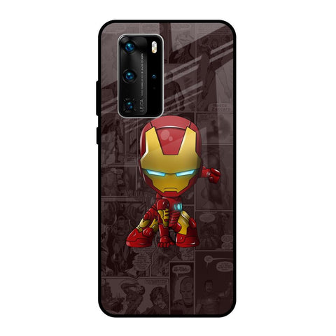 Angry Baby Super Hero Huawei P40 Pro Glass Back Cover Online