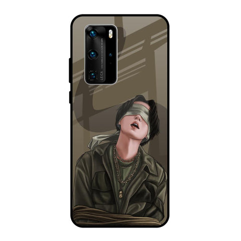 Blind Fold Huawei P40 Pro Glass Back Cover Online
