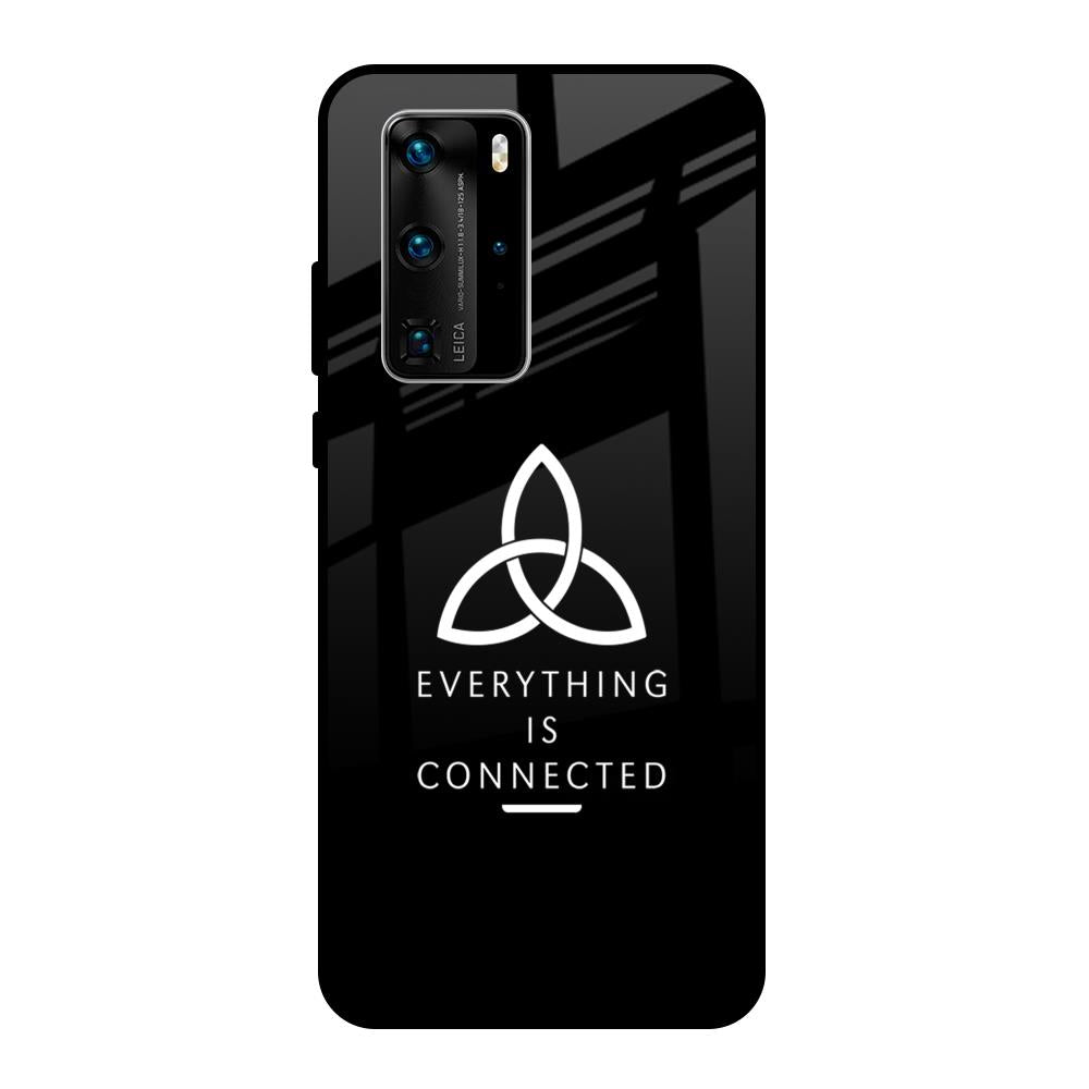 Everything Is Connected Huawei P40 Pro Glass Back Cover Online
