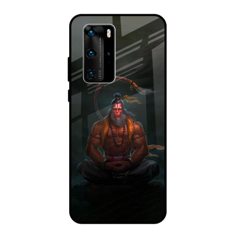 Lord Hanuman Animated Huawei P40 Pro Glass Back Cover Online