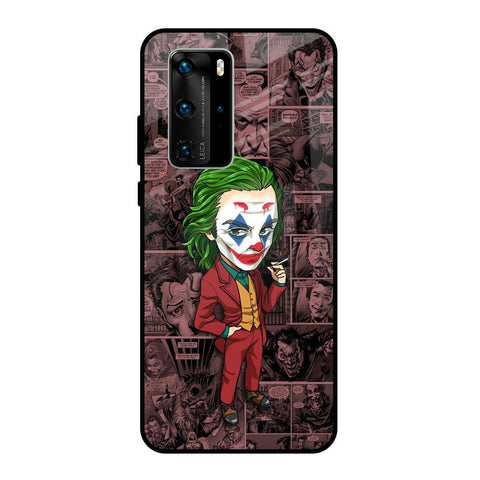 Joker Cartoon Huawei P40 Pro Glass Back Cover Online