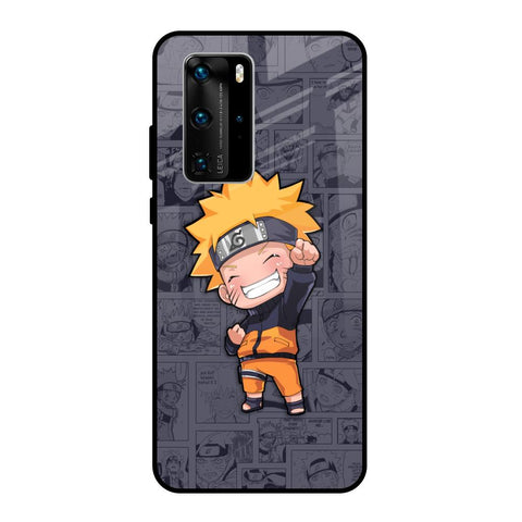 Orange Chubby Huawei P40 Pro Glass Back Cover Online