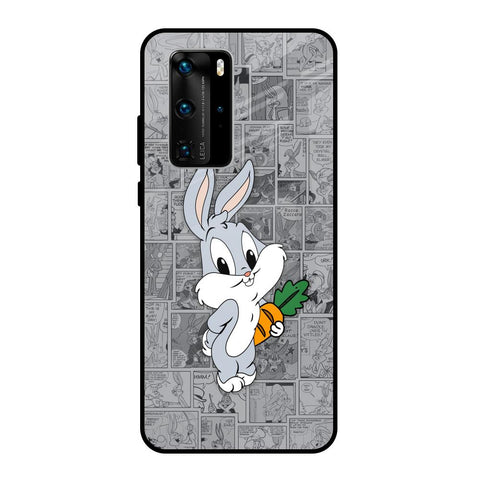 Cute Baby Bunny Huawei P40 Pro Glass Back Cover Online