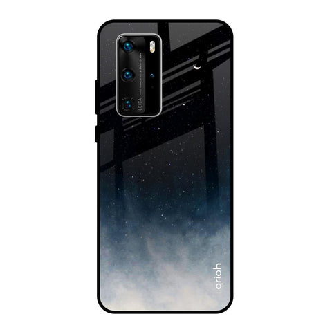 Black Aura Huawei P40 Pro Glass Back Cover Online