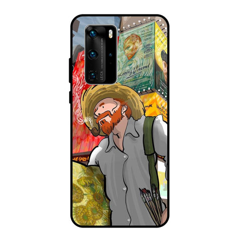 Loving Vincent Huawei P40 Pro Glass Back Cover Online