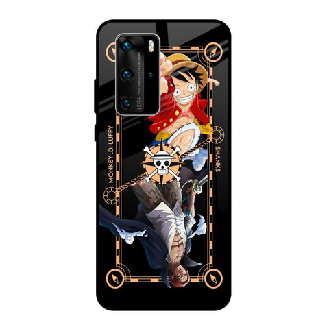 Shanks & Luffy Huawei P40 Pro Glass Back Cover Online