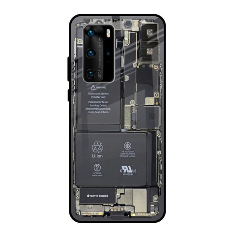 Skeleton Inside Huawei P40 Pro Glass Back Cover Online