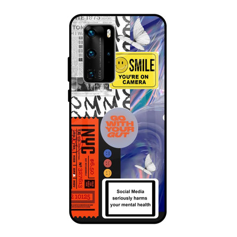 Smile for Camera Huawei P40 Pro Glass Back Cover Online