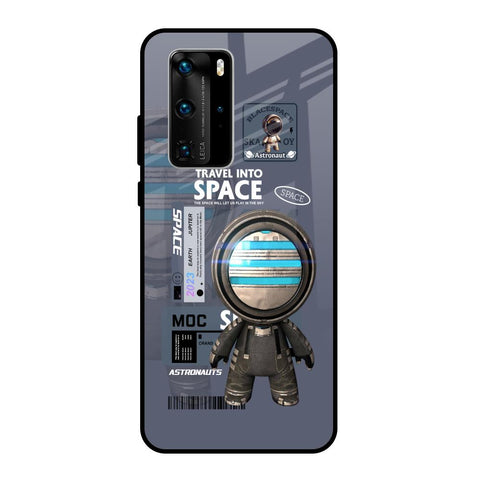 Space Travel Huawei P40 Pro Glass Back Cover Online