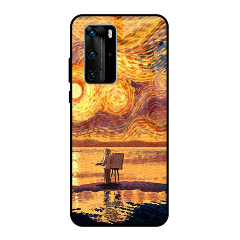 Sunset Vincent Huawei P40 Pro Glass Back Cover Online