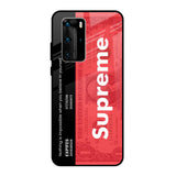 Supreme Ticket Huawei P40 Pro Glass Back Cover Online