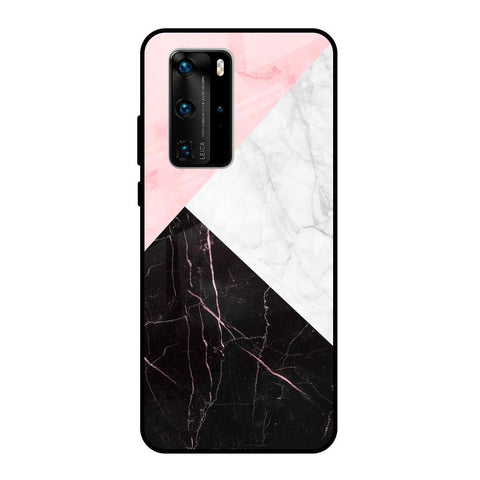 Marble Collage Art Huawei P40 Pro Glass Back Cover Online