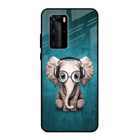 Adorable Baby Elephant Huawei P40 Pro Glass Back Cover Online