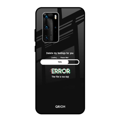 Error Huawei P40 Pro Glass Back Cover Online