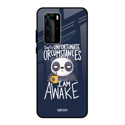 Struggling Panda Huawei P40 Pro Glass Back Cover Online