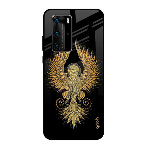 Mythical Phoenix Art Huawei P40 Pro Glass Back Cover Online