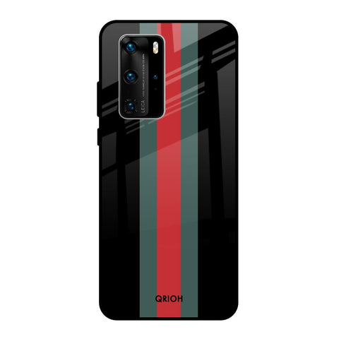 Vertical Stripes Huawei P40 Pro Glass Back Cover Online