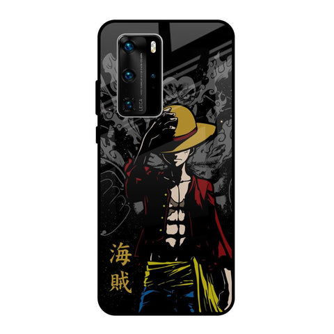Dark Luffy Huawei P40 Pro Glass Back Cover Online