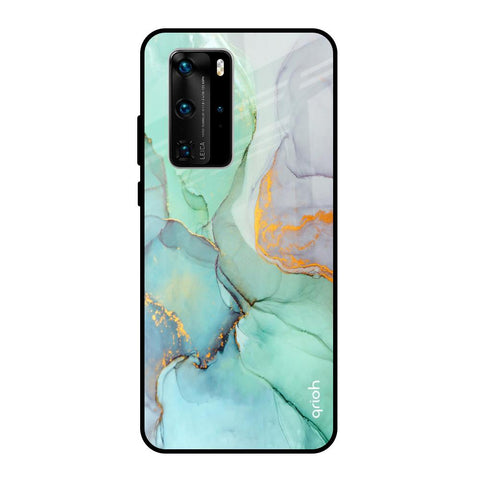 Green Marble Huawei P40 Pro Glass Back Cover Online