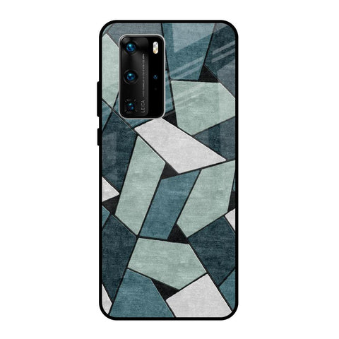 Abstact Tiles Huawei P40 Pro Glass Back Cover Online