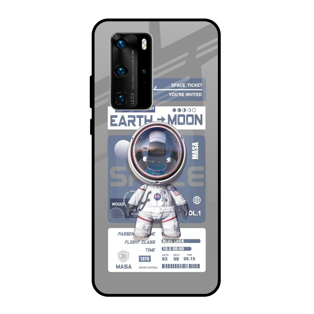 Space Flight Pass Huawei P40 Pro Glass Back Cover Online