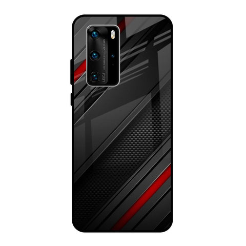 Modern Abstract Huawei P40 Pro Glass Back Cover Online