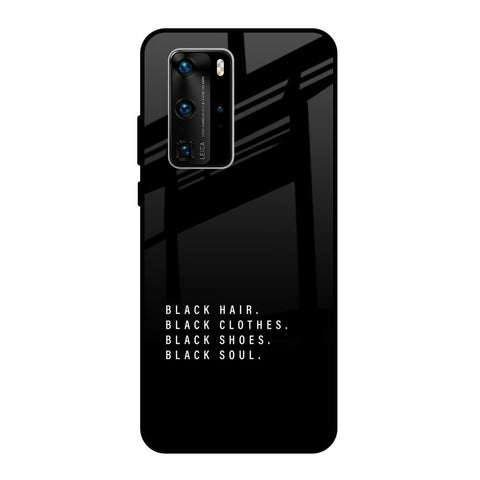Black Soul Huawei P40 Pro Glass Back Cover Online