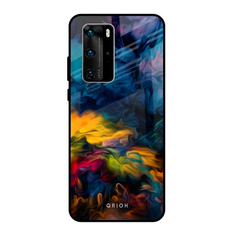 Multicolor Oil Painting Huawei P40 Pro Glass Back Cover Online