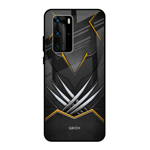 Black Warrior Huawei P40 Pro Glass Back Cover Online