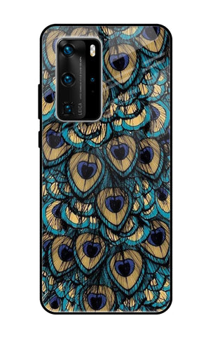 Peacock Feathers Huawei P40 Pro Glass Cases & Covers Online