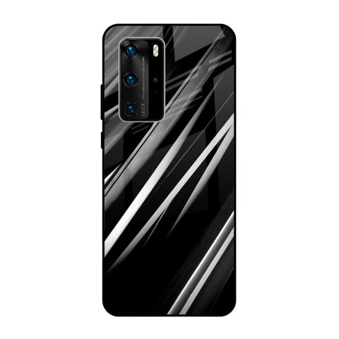 Black & Grey Gradient Huawei P40 Pro Glass Cases & Covers Online