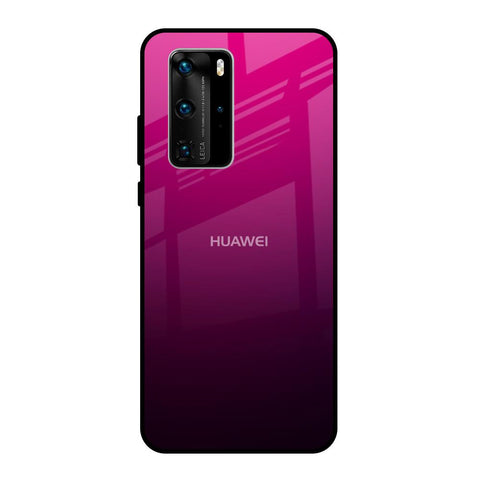 Purple Ombre Pattern Huawei P40 Pro Glass Back Cover Online