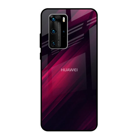 Razor Black Huawei P40 Pro Glass Back Cover Online