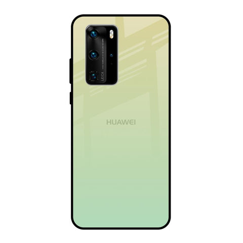 Mint Green Gradient Huawei P40 Pro Glass Back Cover Online