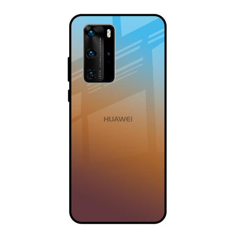 Rich Brown Huawei P40 Pro Glass Back Cover Online