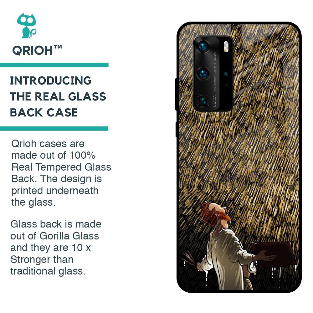 Rain Festival Glass Case for Huawei P40 Pro